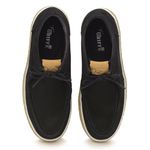 Bota Masculina London Estilo Cacareco em Couro com Design Rústico e Conforto - 616-PRETO-MILHO