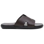 Chinelo Masculino em Couro NJ Café - Leveza e Elegância