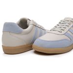 Tênis Feminino em Couro Azul BB OFF White - Tendência e Conforto