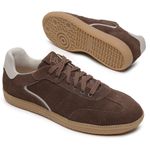 Tênis Feminino em Couro Marrom - Tendência e Conforto