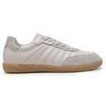 Tênis Feminino em Couro Gelo Off White - Tendência e Conforto