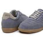 Tênis Feminino em Couro Jeans Linho - Tendência e Conforto