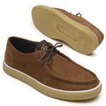 Bota Masculina Paris Cano Baixo: Estilo Cacareco Vintage em Couro com Design Rústico e Confortável Azul 615-TERRA