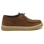 Bota Masculina Paris Cano Baixo: Estilo Cacareco Vintage em Couro com Design Rústico e Confortável Azul 615-TERRA