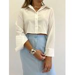 CAMISA CROPPED SALY BRANCO