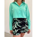 CAMISA CROPPED SALY VERDE