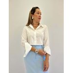 CAMISA CROPPED SALY BRANCO