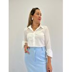 CAMISA CROPPED SALY BRANCO