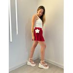 SHORTS SAIA BLEIQUE VERMELHO 