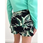 SHORTS SAIA JULIA PRETO E VERDE