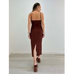 VESTIDO ALANE MARROM 