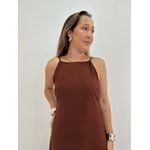 VESTIDO ALANE MARROM 