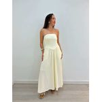 VESTIDO LIAM AMARELO MANTEIGA