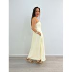 VESTIDO LIAM AMARELO MANTEIGA