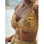 Colar Ouro Body Chain Riviera FIKA + AMMI