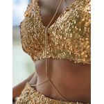 Colar Ouro Body Chain Riviera FIKA + AMMI