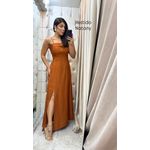 Vestido Natany caramelo