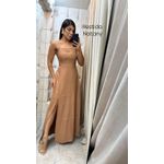 Vestido Natany bege
