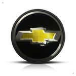 Kit 4 Calotinhas GM Vectra Elite Preto Com Dourado – Encaixe Original, Alta Durabilidade e Visual Sofisticado