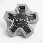 Kit 4 Calotas Vaska VK280 Prata com Emblema Cromado – Encaixe Seguro e Estilo Premium