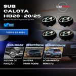 Kit 4 Calotinhas HB20 2020 a 2024 – Encaixe Perfeito nas Rodas Originais Hyundai