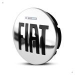 Kit 4 Calotinhas Centro de Roda Fiat Cromado Repuxo – Encaixe Preciso + Estilo Original nas Rodas