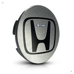 Kit 4 Calotinhas Honda Civic Prata com Emblema – Acabamento Original e Encaixe Perfeito nas Rodas