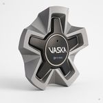 Kit 4 Calotas Vaska VK280 Prata com Emblema Cromado – Encaixe Seguro e Estilo Premium