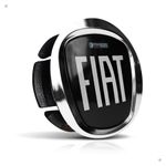 Kit 10 Jogos Calotinhas Centro de Roda Fiat Acrílico Black Motion – Encaixe Perfeito + Estilo Esportivo nas Rodas