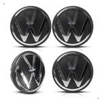 Kit 4 Calotinhas Centro de Roda VW Original Nivus Polo Fox T-Cross 56mm – Encaixe Perfeito + Visual Autêntico