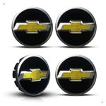Kit 4 Calotinhas GM Tracker Preto – Encaixe Perfeito e Visual Esportivo