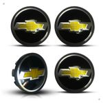 Kit 4 Calotinhas GM Vectra Elite Preto Com Dourado – Encaixe Original, Alta Durabilidade e Visual Sofisticado