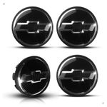 Kit 4 Calotinhas GM Vectra Elite Preto Camaro – Acabamento Esportivo com Encaixe Original