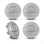 Kit 4 Calotinhas Nissan Frontier Attack Prata – Encaixe Perfeito e Estilo Original