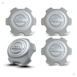 Kit 4 Calotas Nissan Frontier X-Terra Prata – Encaixe Perfeito com Visual Original