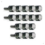 Kit 4 Parafusos Multi Cromados Longos – Ideal para VW - Gol, Saveiro, Voyage, Santana e Passat