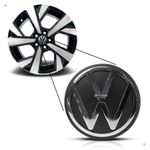 Kit 4 Calotinhas Centro de Roda VW Original Nivus Polo Fox T-Cross 56mm – Encaixe Perfeito + Visual Autêntico