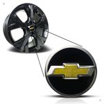 Kit 4 Calotinhas GM Tracker Preto – Encaixe Perfeito e Visual Esportivo