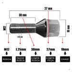 Kit 16 Parafusos Cromados Roda Fiat Uno Strada Palio Punto Bravo Argo Pulse Linea Siena Chronos – Encaixe Perfeito + Visual Premium Imediato