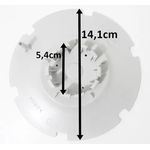 Kit 4 Calotas VW Gol Rallye/Saveiro G3 BRW260 – Encaixe Perfeito com Emblema Botton Original