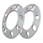 Kit 4 Espaçadores de Roda Universal – Alargadores 6mm para 4 e 5 Furos com Encaixe Preciso