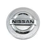 Kit 4 Calotinhas Centro de Roda Nissan – Visual Cromado + Acabamento Premium para Sentra, Tiida, Livina e March