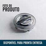 Kit 4 Calotinhas Centro de Roda Nissan – Visual Cromado + Acabamento Premium para Sentra, Tiida, Livina e March