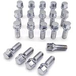Kit 20 Parafusos Cromados VW Golf, Polo, T-Cross – Alta Fixação e Visual Premium