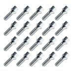 Kit 20 Parafusos Cromados Longos para VW Golf, Polo, Fox e Crossfox – Resistência e Qualidade