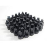 Kit 64 Rebites Allen Pretos para Roda – Estilo Track & Field com Acabamento Esportivo