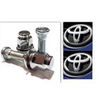 Kit 5 Prisioneiros + 5 Porcas Corolla com Arruela – Fixação Segura e Visual Cromado Premium