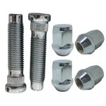 Kit 5 Prisioneiros + 5 Porcas Cromadas GM – Solução Completa para Fixação Segura nas Rodas