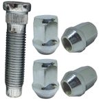 Kit 5 Prisioneiros + 5 Porcas Cromadas GM – Solução Completa para Fixação Segura nas Rodas