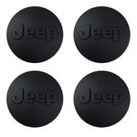Kit 4 Calotinhas Jeep Preto Fosco – Visual Sofisticado para Renegade e Compass